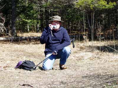 hiking at mason tract