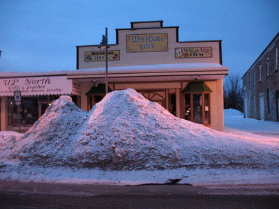 snowpiles